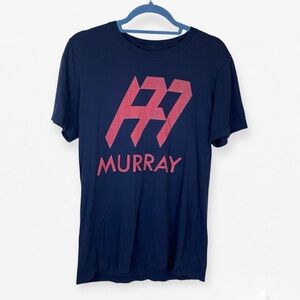 Vintage retro grunge Navy Blue T-Shirt H77 Murray Graphic tee shirt T-shirt M